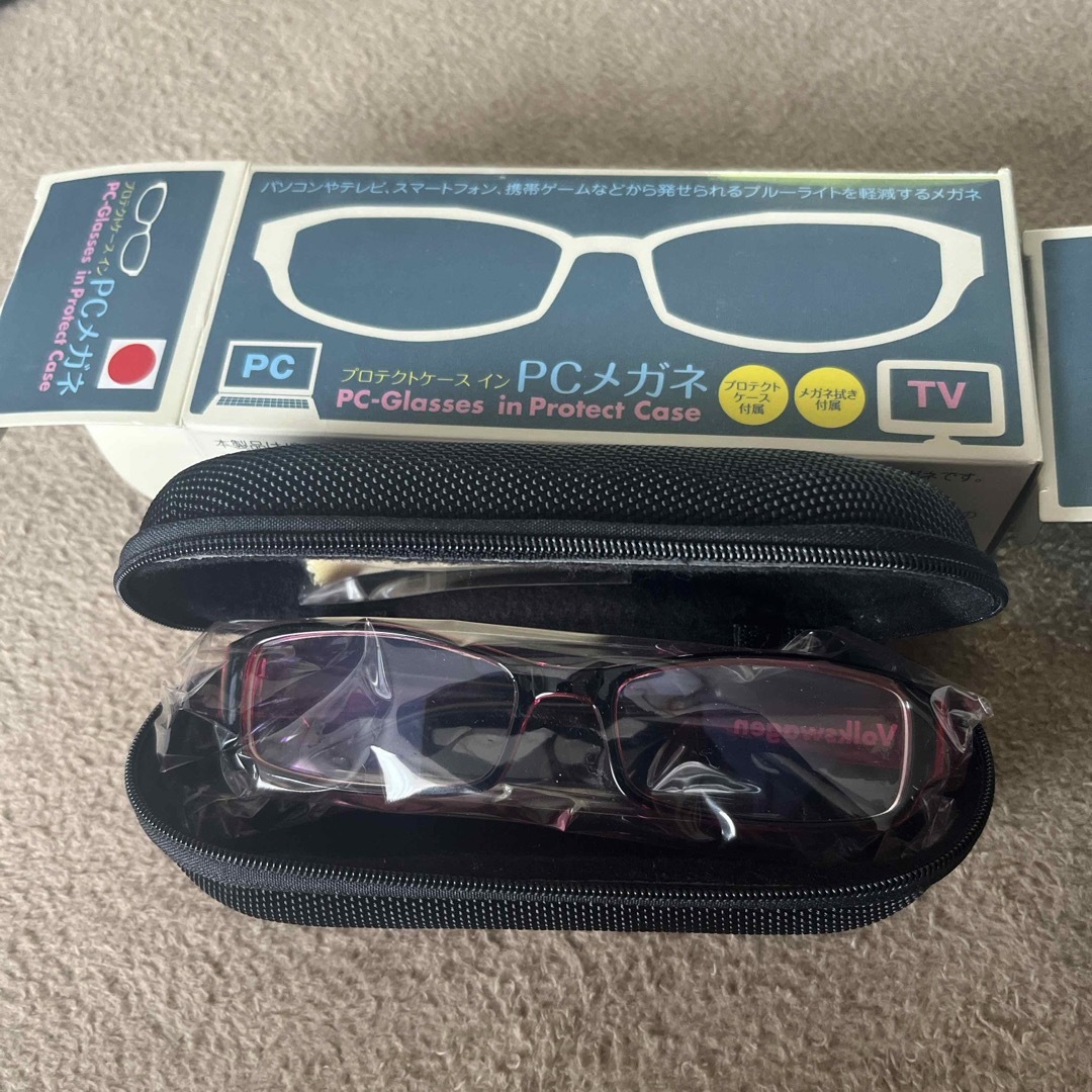 ブルーライト軽減メガネ2個セット レディースのファッション小物(サングラス/メガネ)の商品写真