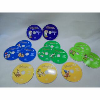 ディズニー(Disney)のDWE「Story　and　Songs」CD14枚（ケースなし）使用感！！(知育玩具)