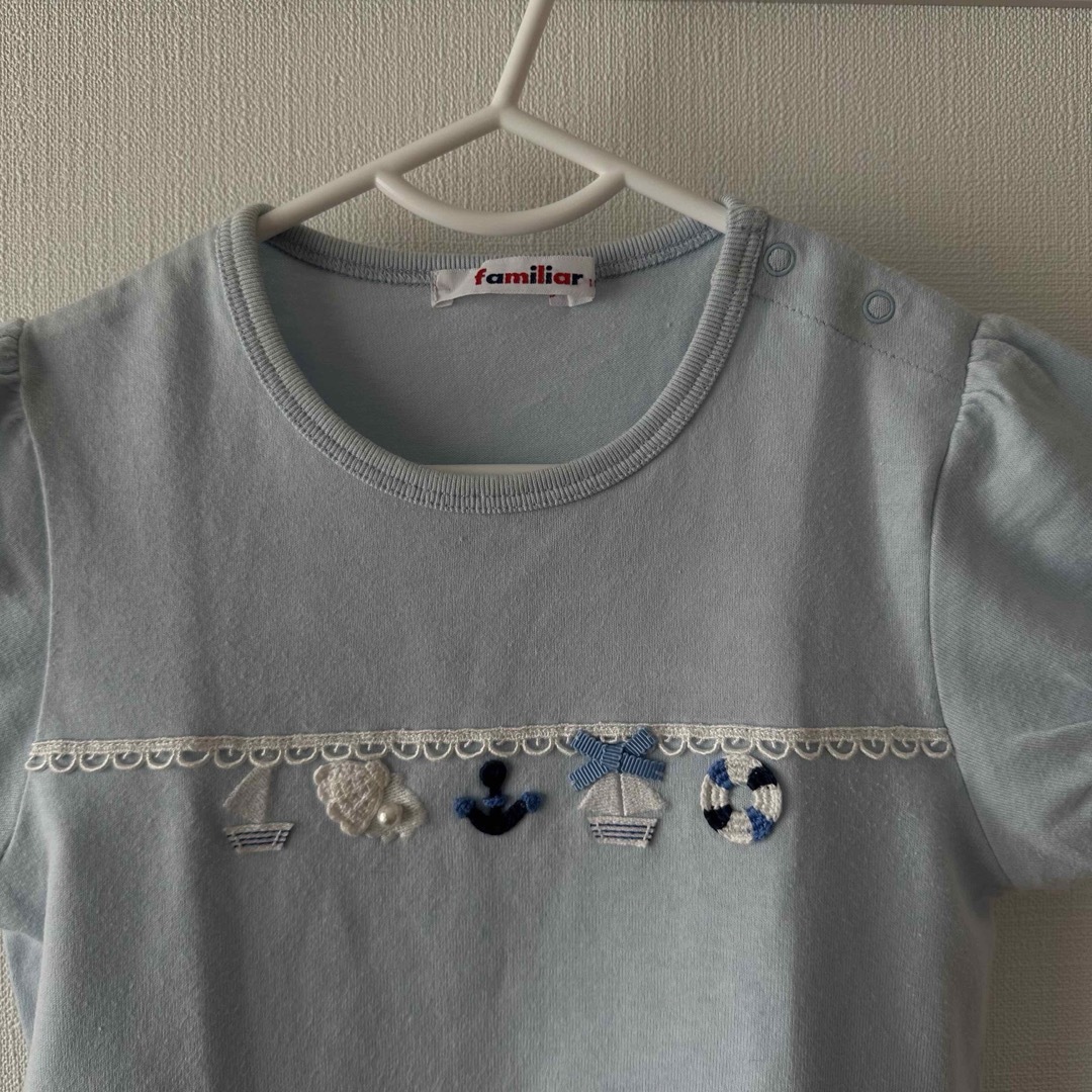 familiar(ファミリア)の【ご専用&美品】familiar Tシャツ サイズ110cm キッズ/ベビー/マタニティのキッズ服女の子用(90cm~)(Tシャツ/カットソー)の商品写真