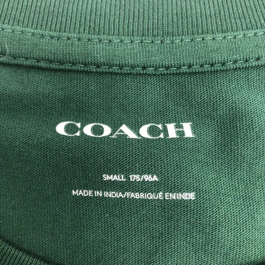 COACH(コーチ)の☆未使用品☆【COACH】エッセンシャル ロング スリーブ Tシャツ 緑 メンズのトップス(Tシャツ/カットソー(七分/長袖))の商品写真