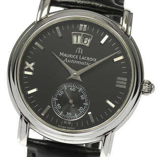 モーリスラクロア(MAURICE LACROIX)のモーリスラクロア MAURICE LACROIX 58789 マスターピース ビッグデイト 自動巻き メンズ 良品 箱付き_801782(腕時計(アナログ))