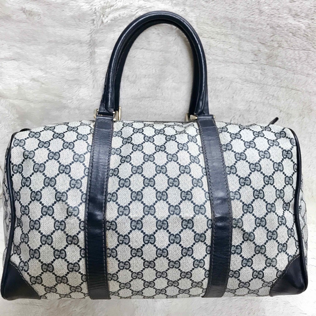 GUCCI グッチ GGスプリーム PVC ボストンバッグ レザー ハンドバッグ GUCCI グッチ GGスプリーム PVC ボストンバッグ レザー ハンドバッグ
