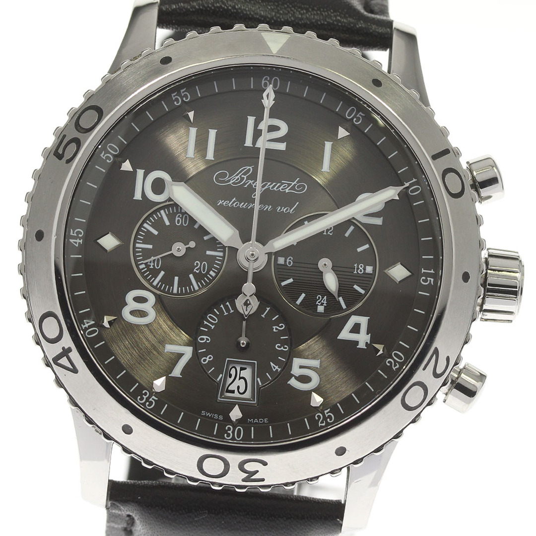 Breguet(ブレゲ)のブレゲ Breguet 3810 トランスアトランティック タイプXXI クロノグラフ 自動巻き メンズ 良品 _807837 メンズの時計(腕時計(アナログ))の商品写真