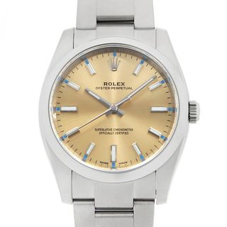 ロレックス(ROLEX)のロレックス エアキング 114200 ホワイトグレープ バー ランダム番 メンズ 中古 腕時計(腕時計(アナログ))