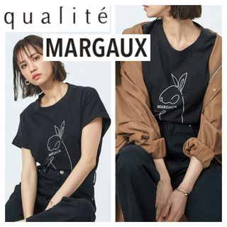 カリテ(qualite)の限定■qualite MARGAUX scape■USAGI 別注 Tシャツ F(Tシャツ(半袖/袖なし))