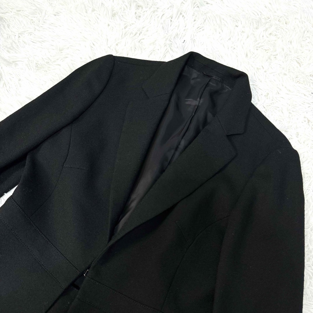 ANAYI(アナイ)のANAYI アナイ　セットアップ　スカートスーツ　ブラック上下　セレモニー　M レディースのフォーマル/ドレス(スーツ)の商品写真