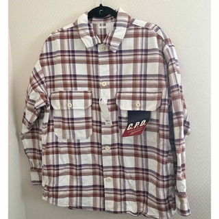 ジーユー(GU)の　GU CPOチェックシャツジャケット  新品未使用(Gジャン/デニムジャケット)