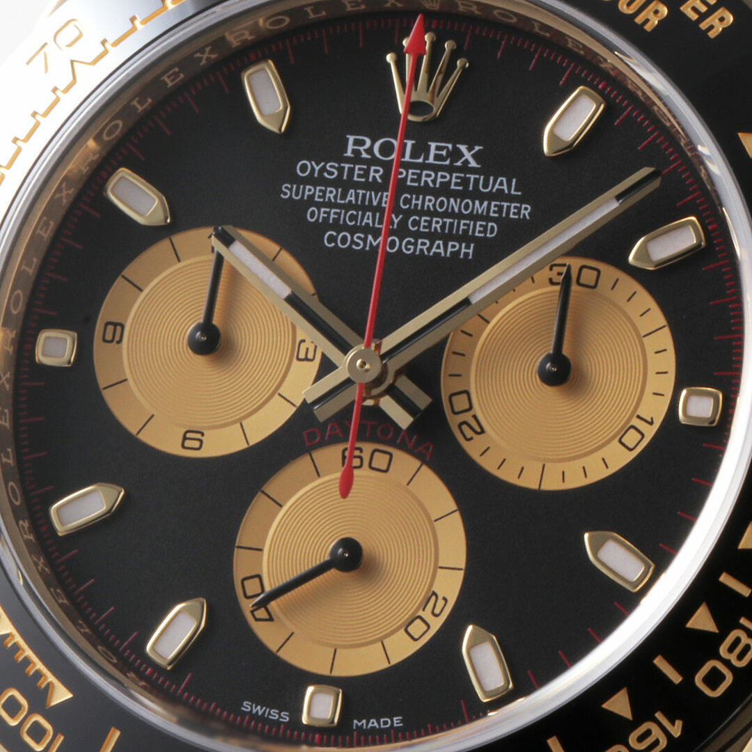 ROLEX(ロレックス)のロレックス コスモグラフ デイトナ 116518LN ブラック ×シャンパン ランダム番 メンズ 中古 腕時計 メンズの時計(腕時計(アナログ))の商品写真