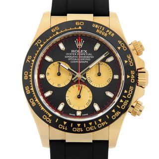 ロレックス(ROLEX)のロレックス コスモグラフ デイトナ 116518LN ブラック ×シャンパン ランダム番 メンズ 中古 腕時計(腕時計(アナログ))