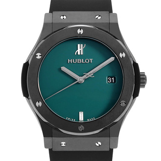 ウブロ(HUBLOT)のウブロ クラシック・フュージョン ブラックセラミック ブリティッシュグリーン YOSHIDAスペシャルモデル 限定88本 511.CM.5270.RX.MYOS メンズ 中古 腕時計(腕時計(アナログ))