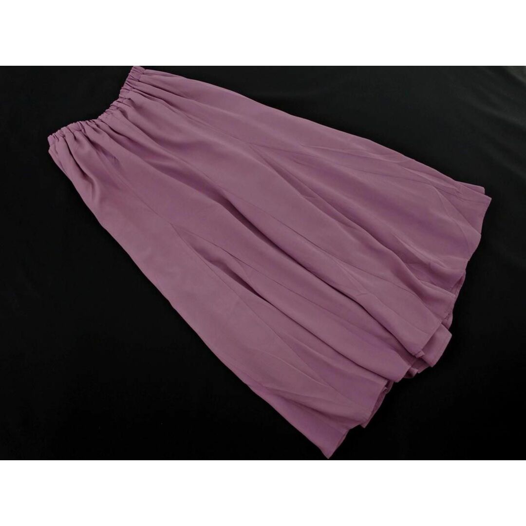 アースミュージック&エコロジー ロング スカート sizeF/紫 ■◇ レディース レディースのスカート(ロングスカート)の商品写真