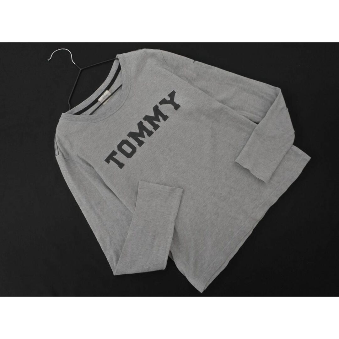 tommy girl(トミーガール)のtommy girl トミーガール プリント Tシャツ sizeS/グレー ■◇ レディース レディースのトップス(Tシャツ(長袖/七分))の商品写真