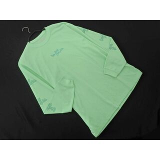Champion - Champion チャンピオン 刺繍 長袖 Tシャツ sizeL/黄緑 ■◇ メンズ