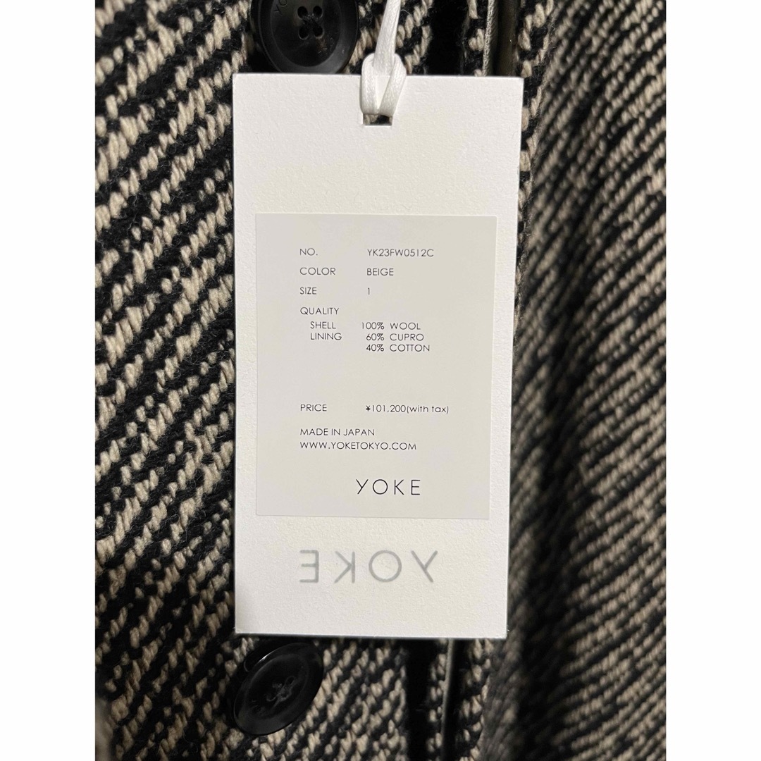 YOKE(ヨーク)の23aw yoke ヨーク　バルマカーン　コート　1 メンズのジャケット/アウター(ステンカラーコート)の商品写真