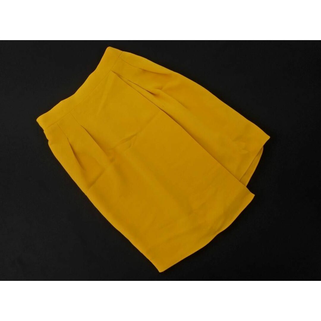 DouDou(ドゥドゥ)のDouDou ドゥドゥ ラップ風 Aライン 台形 スカート 黄 ■◇ レディース レディースのスカート(ミニスカート)の商品写真