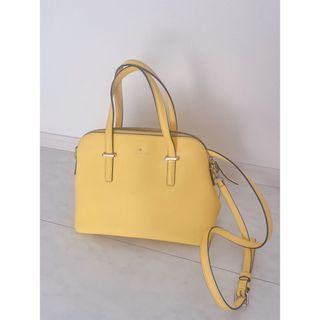 ケイトスペードニューヨーク(kate spade new york)の[保存袋付き] kate spade イエロー　バッグ　2way(ショルダーバッグ)