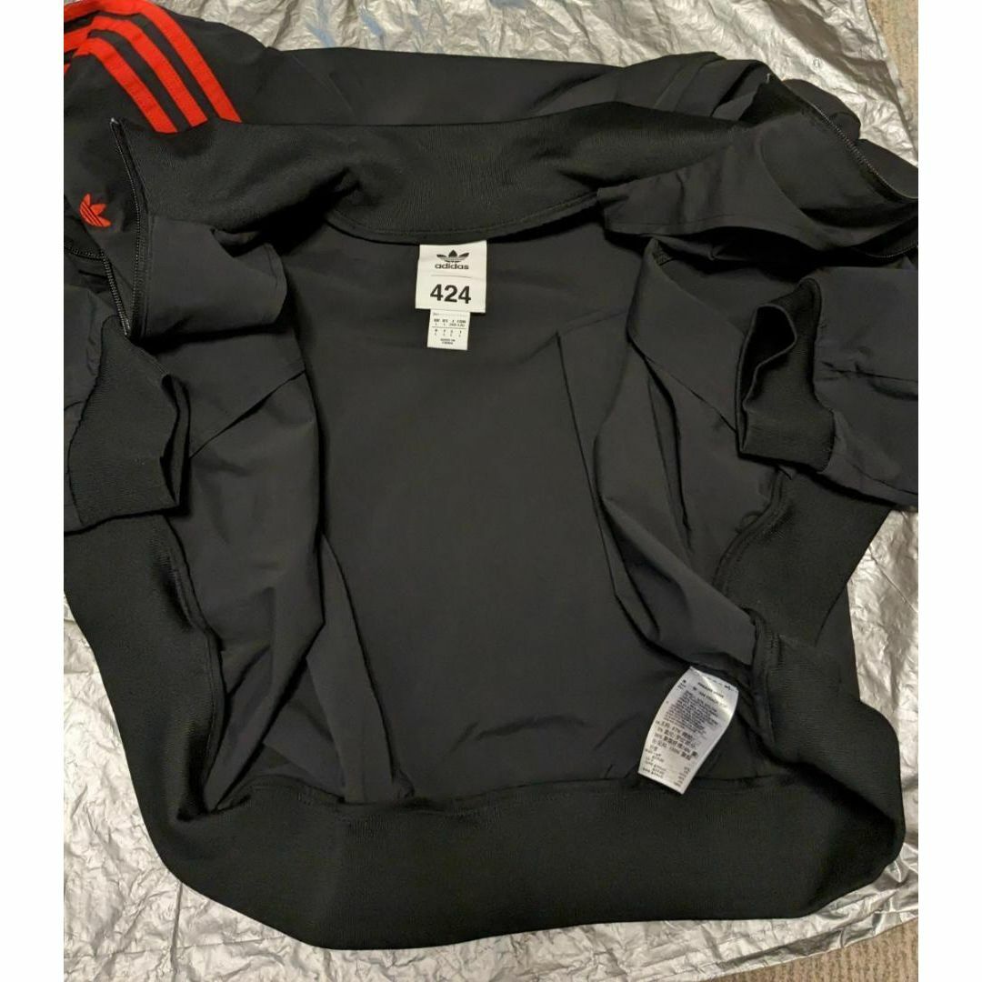 adidas - adidas 424トラックジャケット ジャージ FS6238 2XO 黒 adidas - adidas 424トラックジャケット ジャージ FS6238 2XO 黒