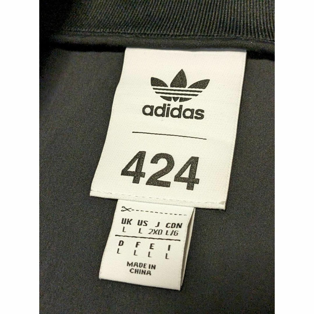 adidas - adidas 424トラックジャケット ジャージ FS6238 2XO 黒 adidas - adidas 424トラックジャケット ジャージ FS6238 2XO 黒
