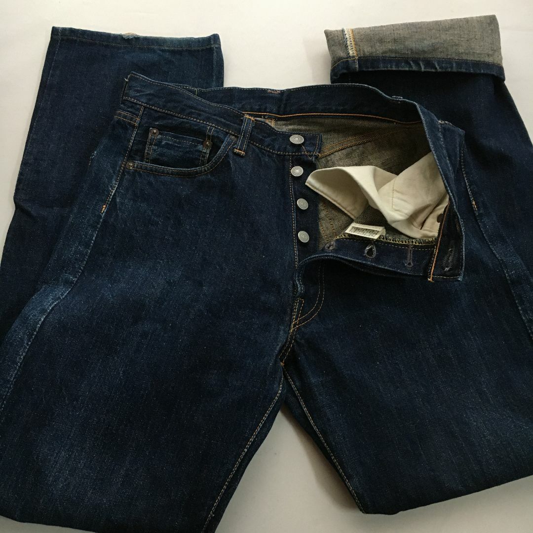 BLUE WAY(ブルーウェイ)のRETORO CRAFT OVERALL　デニムパンツ　USED　11058 メンズのパンツ(デニム/ジーンズ)の商品写真