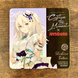 ホロライブ(hololive)のホロライブ JOYSOUND 獅白ぼたん コースター(キャラクターグッズ)