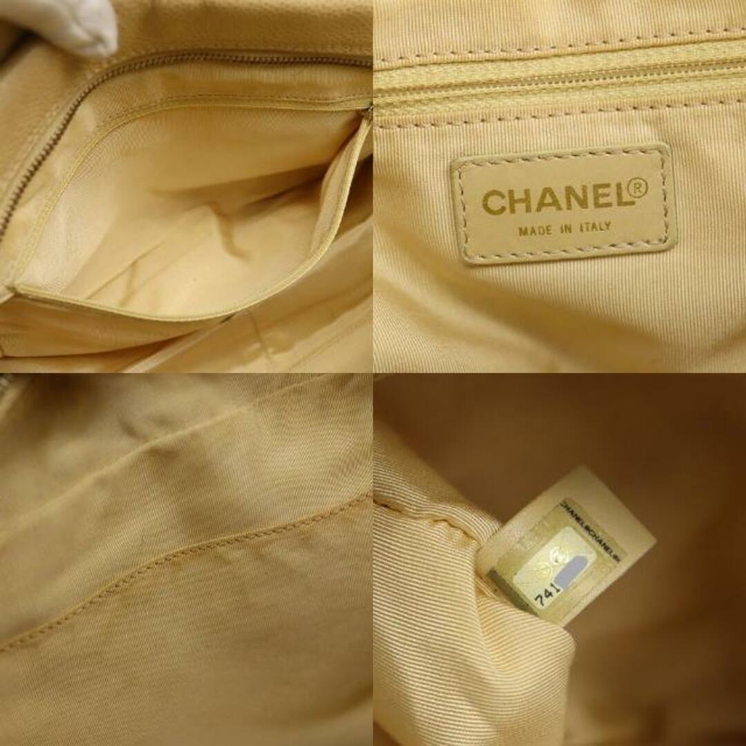 CHANEL(シャネル)のシャネル チェーンショルダーバッグ ココマーク 中古 ベージュ ゴールド金具 キャビアスキン CHANEL 【中古】 | バック カバン レディース ファッション ブランド バック ランクB レディースのバッグ(ショルダーバッグ)の商品写真