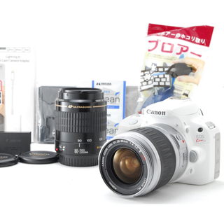 キヤノン(Canon)の可愛いホワイト＆ダブルレンズでカメラが楽しく Canon EOS Kiss X7(デジタル一眼)