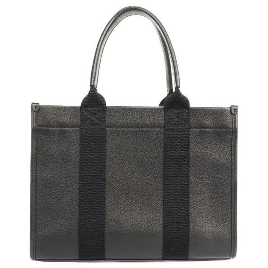 Balenciaga(バレンシアガ)のバレンシアガ トートバッグ ハードウェア S 671402 中古 ブラック レザー BALENCIAGA 【中古】 | 2WAY ショルダー バック 黒 手提げカバン ユニセックス ロゴ シンプル ファッション ブランド Aランク メンズのバッグ(トートバッグ)の商品写真