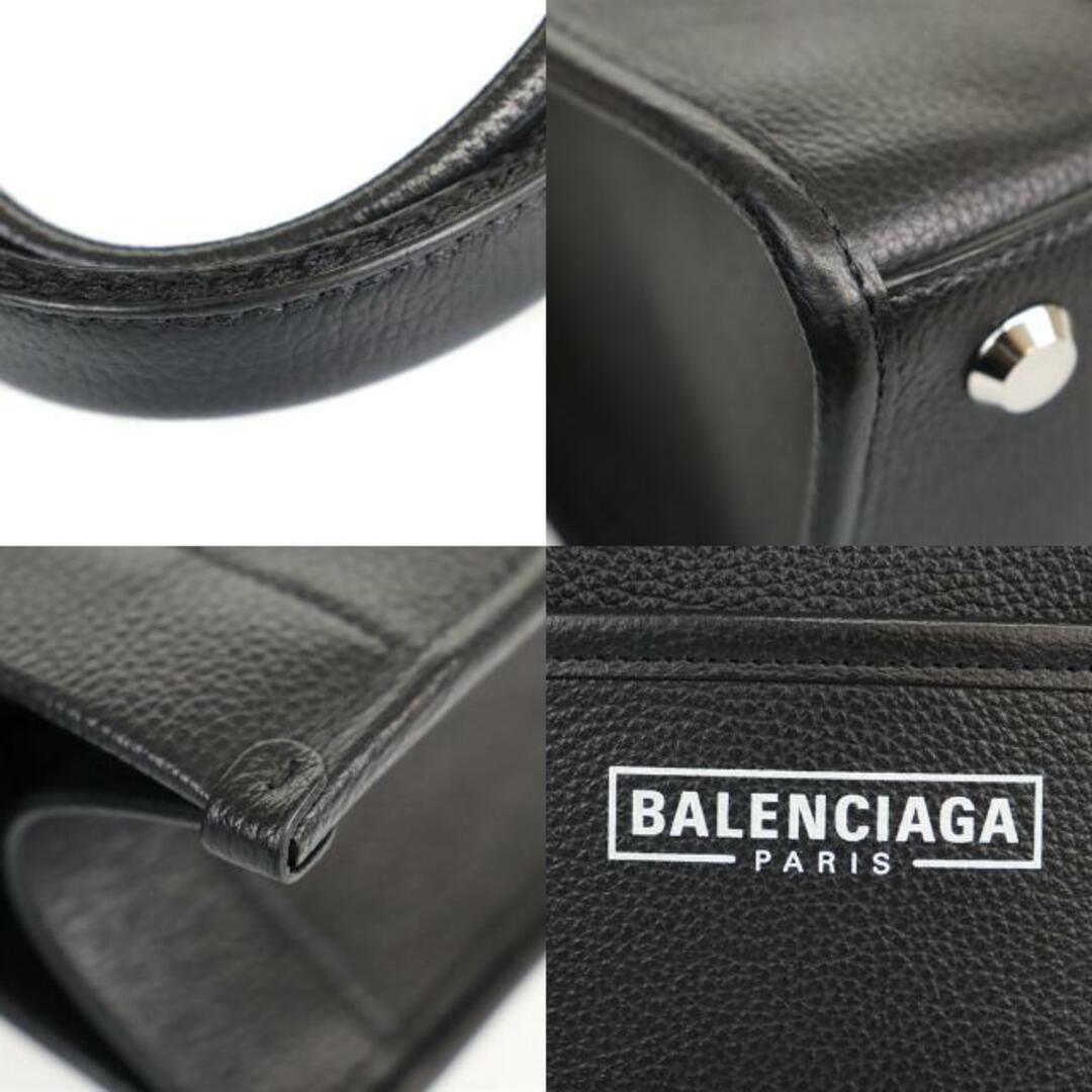 Balenciaga(バレンシアガ)のバレンシアガ トートバッグ ハードウェア S 671402 中古 ブラック レザー BALENCIAGA 【中古】 | 2WAY ショルダー バック 黒 手提げカバン ユニセックス ロゴ シンプル ファッション ブランド Aランク メンズのバッグ(トートバッグ)の商品写真