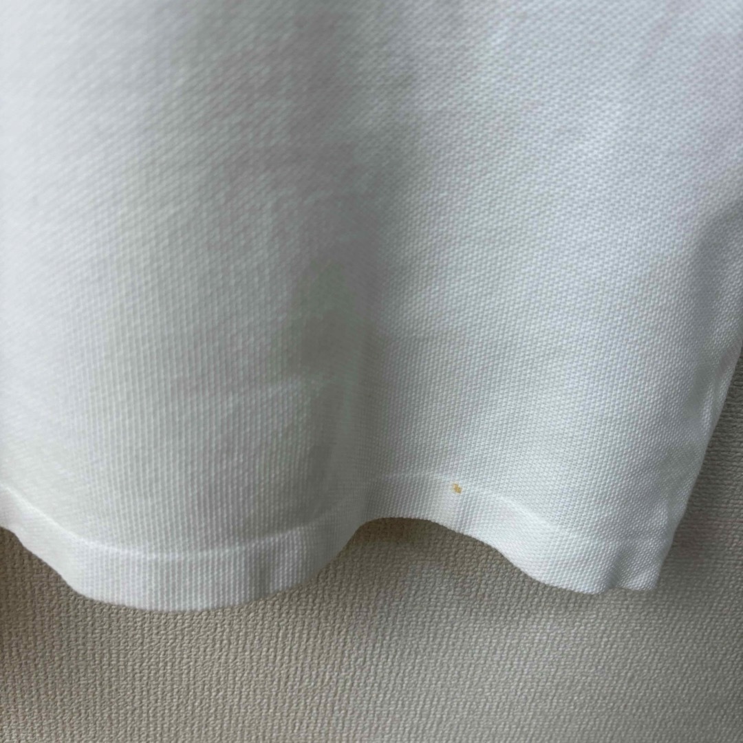 FRED PERRY(フレッドペリー)のフレッドペリー　ポロシャツ　半袖　ビンテージ　英国製　40 L 白　M3 古着 メンズのトップス(ポロシャツ)の商品写真