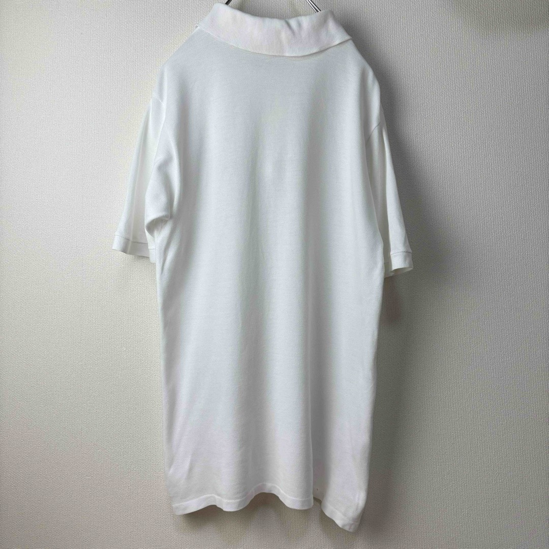 FRED PERRY(フレッドペリー)のフレッドペリー　ポロシャツ　半袖　ビンテージ　英国製　40 L 白　M3 古着 メンズのトップス(ポロシャツ)の商品写真