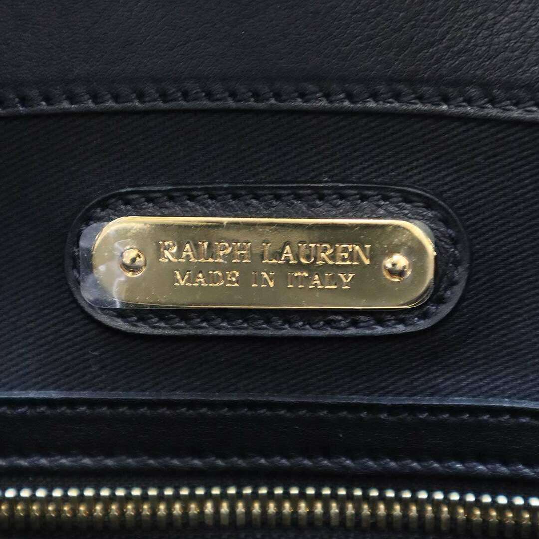 Ralph Lauren(ラルフローレン)のRalph Lauren COLLECTION ラルフローレンコレクション Ricky 2WAY カーフレザーリッキーバッグ ブラック  WACLBAGCG500035 レディースのバッグ(トートバッグ)の商品写真