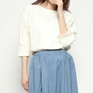 earth music & ecology - 【新品】earthmusic　ボリューム袖ブラウス+インナー2点セット　Navy