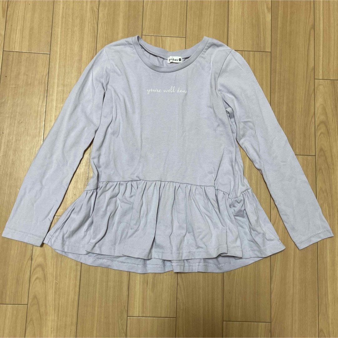 Branshes(ブランシェス)のbranshes シンプルロゴフレアチュニック  キッズ/ベビー/マタニティのキッズ服女の子用(90cm~)(Tシャツ/カットソー)の商品写真