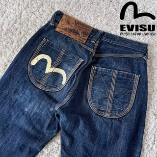 EVISU - EVISU エビス 山根 カモメ チェーンステッチ デニムジーンズ W29