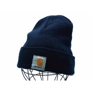 カーハート(carhartt)のCarhartt カーハート ニット帽 濃紺 ◆■ メンズ(ニット帽/ビーニー)