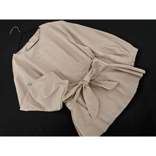 プラステ(PLST)のPLST プラステ シルク混 ブラウス シャツ sizeS/ベージュ ■◇ レディース(シャツ/ブラウス(長袖/七分))