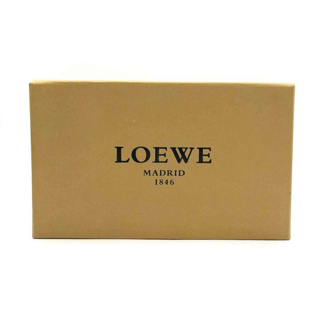 LOEWE(ロエベ)のLOEWE ロエベ ロゴエンボスラウンドジップウォレット ブラック レディースのファッション小物(財布)の商品写真