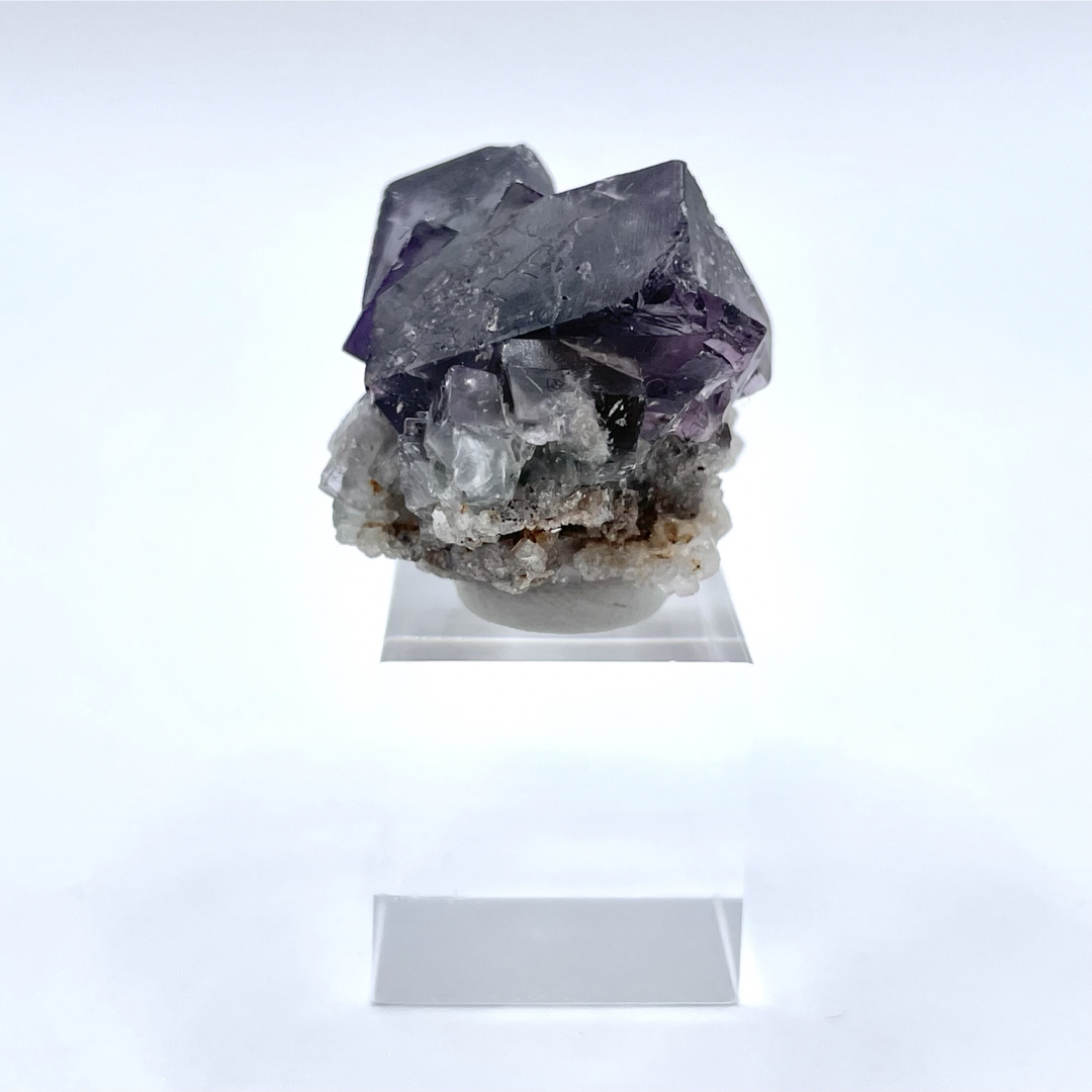 UK Purple rain Pocket フローライト 鉱物標本 エンタメ/ホビーのコレクション(その他)の商品写真