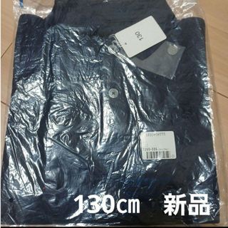 130㎝　ポロシャツ　新品　紺色(Tシャツ/カットソー)