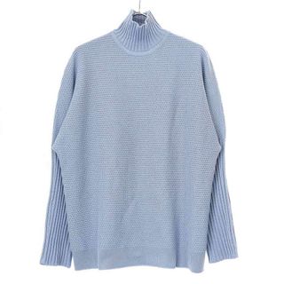 ISSEY MIYAKE - HOMME PLISSE ISSEY MIYAKE オム プリッセ イッセイ ミヤケ 23AW RUSTIC KNIT ラスティックハイネックニットセーター HP33KN211 パープルブルー F