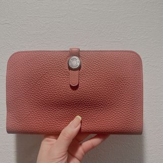 エルメス(Hermes)のエルメス ドゴン 長財布 ピンクベージュ(財布)