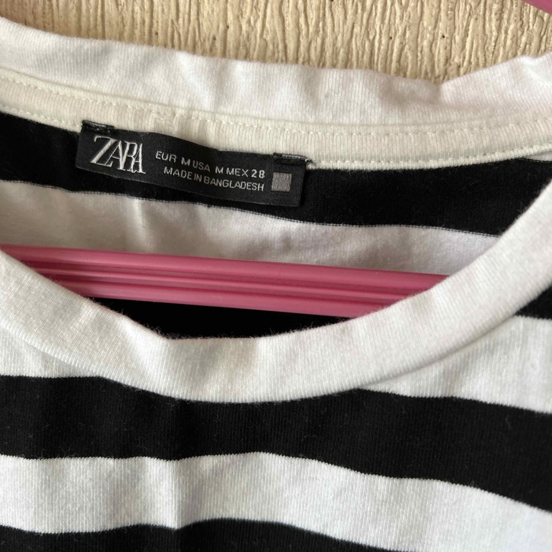 ZARA(ザラ)のチビTシャツ レディースのトップス(Tシャツ(半袖/袖なし))の商品写真