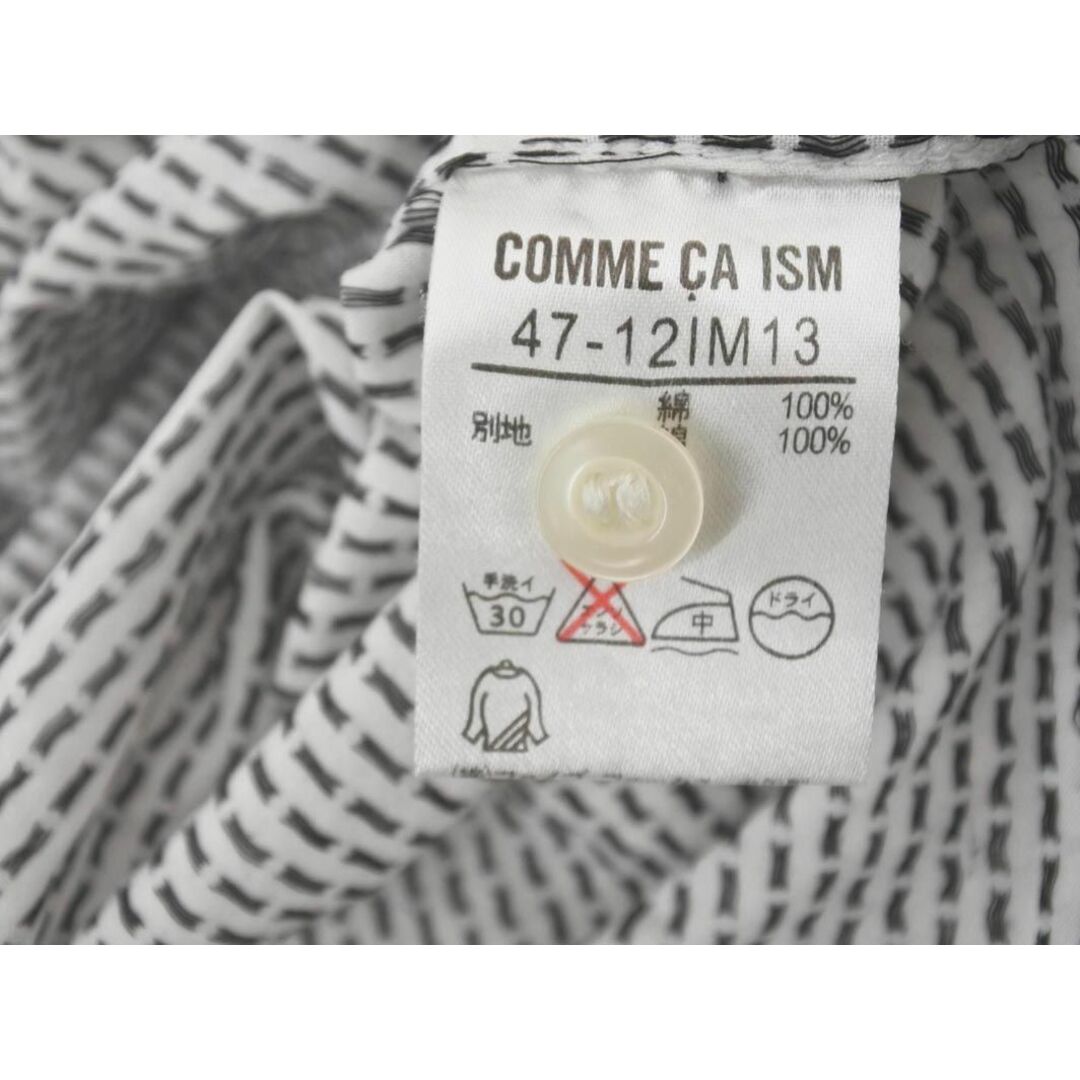 COMME CA ISM(コムサイズム)のCOMME CA ISM コムサイズム ドット シャツ sizeL/オフホワイト ■◇ メンズ メンズのトップス(シャツ)の商品写真