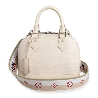 ルイヴィトン(LOUIS VUITTON)のルイ ヴィトン アルマ BB  2WAY ショルダー ハンドバッグ 斜め掛け エピレザー クオーツ ホワイト 白 シルバー金具 M58706 LOUIS VUITTON（未使用　展示品）(ショルダーバッグ)