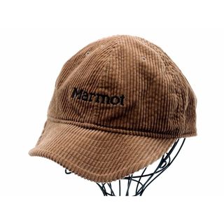 マーモット(MARMOT)のMarmot マーモット TOASJC45 コーデュロイ キャップ sizeONE（56−59ｃｍ）/ブラウン ◇■ レディース(キャップ)