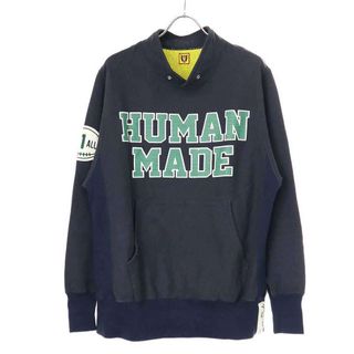 HUMAN MADE ヒューマンメイド 23AW STAND COLLAR SWEATSHIRT スウェットトレーナー ネイビー L(スウェット)