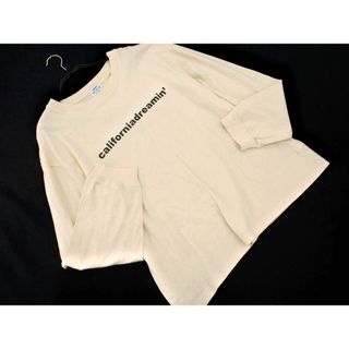 コーエン(coen)のcoen コーエン プリント プルオーバー カットソー sizeM/アイボリー ■◇ メンズ(Tシャツ/カットソー(七分/長袖))