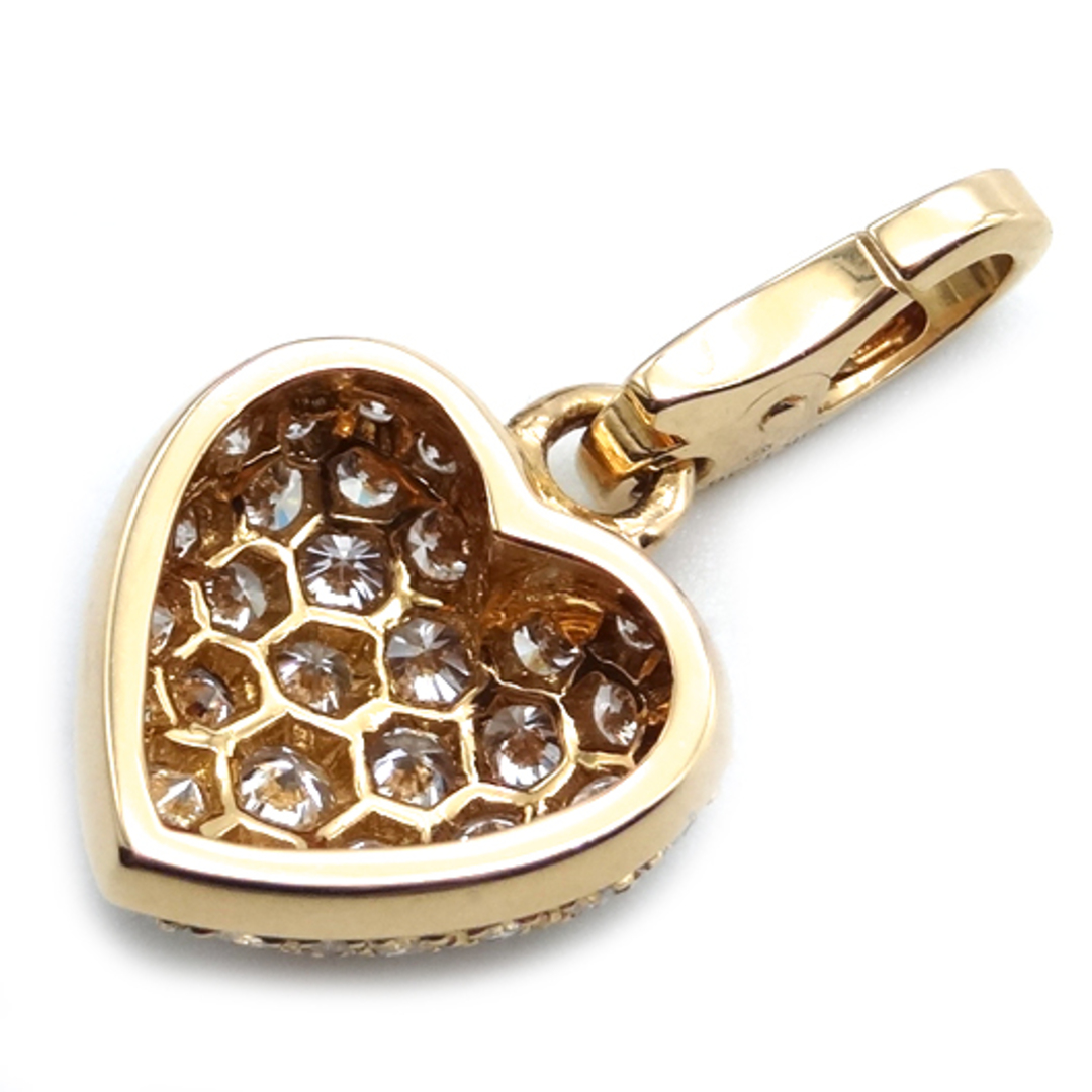 Cartier - カルティエ ハート パヴェダイヤ チャーム ペンダント Cartier - カルティエ ハート パヴェダイヤ チャーム ペンダント