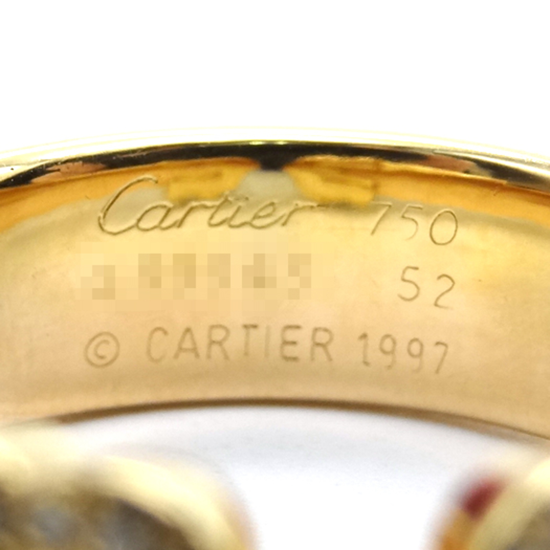 Cartier - カルティエ 2C ダイヤ リング SM #52 約12号 指輪 Cartier - カルティエ 2C ダイヤ リング SM #52 約12号 指輪