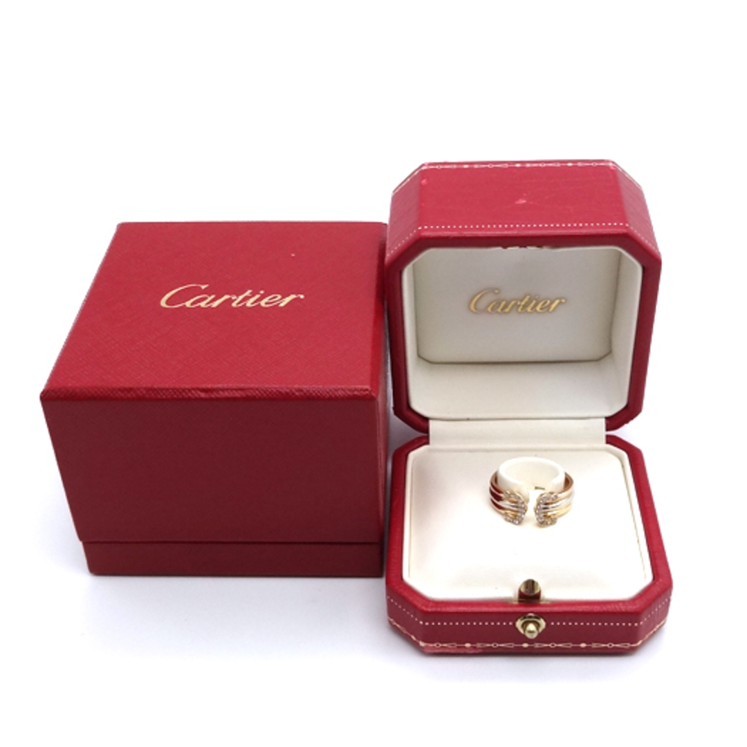 Cartier - カルティエ 2C ダイヤ リング SM #52 約12号 指輪 Cartier - カルティエ 2C ダイヤ リング SM #52 約12号 指輪